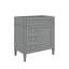 Meuble-lavabo de 30 po sans lavabo supérieur, armoire contemporaine avec 2 tiroirs et 1 tiroir basculant-2130462617