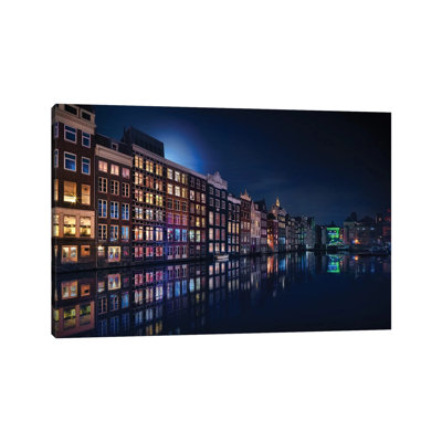 Amsterdam Windows Colors by Jesús M. García - Wrapped Canvas Print