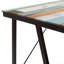 Lalani Glass Top Metal Base Writing Desk