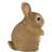 Chubby Rabbit Standing Statue