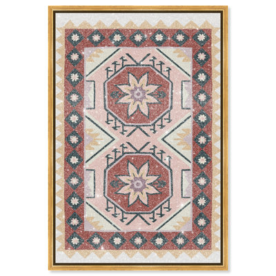 Daylight Damask Graphic Art Canvas