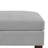 Upholstered Gray Chenille Rectangle Ottoman, Modular Part For Sectional Sofa-1509843862