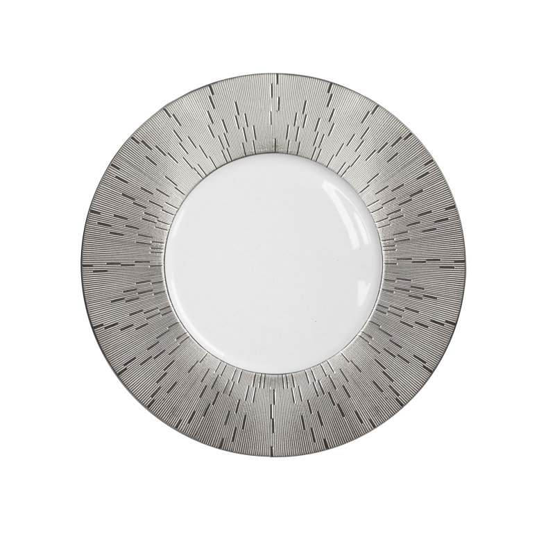 Infini Dinner Plate, Platinum