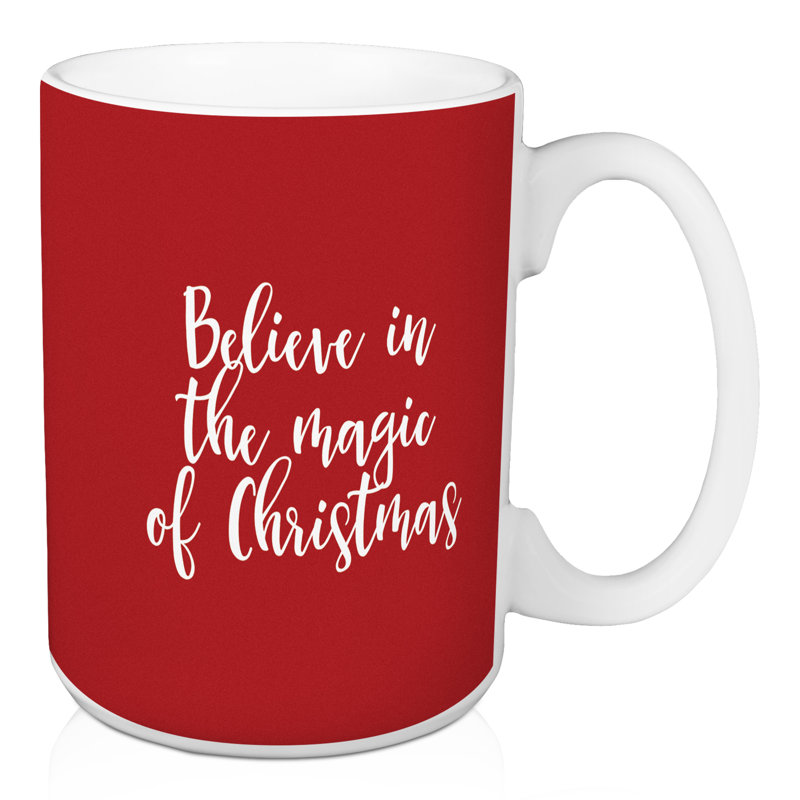 Tasse à café the magic of christmas Gurley, Rouge