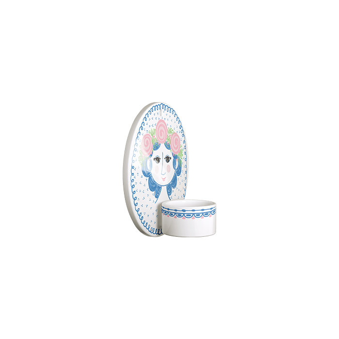 Bougeoir Dora, face bleue, 5,1 po, Visage bleu