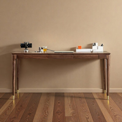 Solid wood desk simple household study table