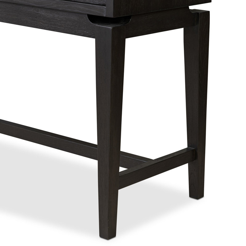 Bergstrom Display Cabinet, Smoked Black