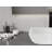 ANZZI 15.8'' White Glass Square Bathroom Sink