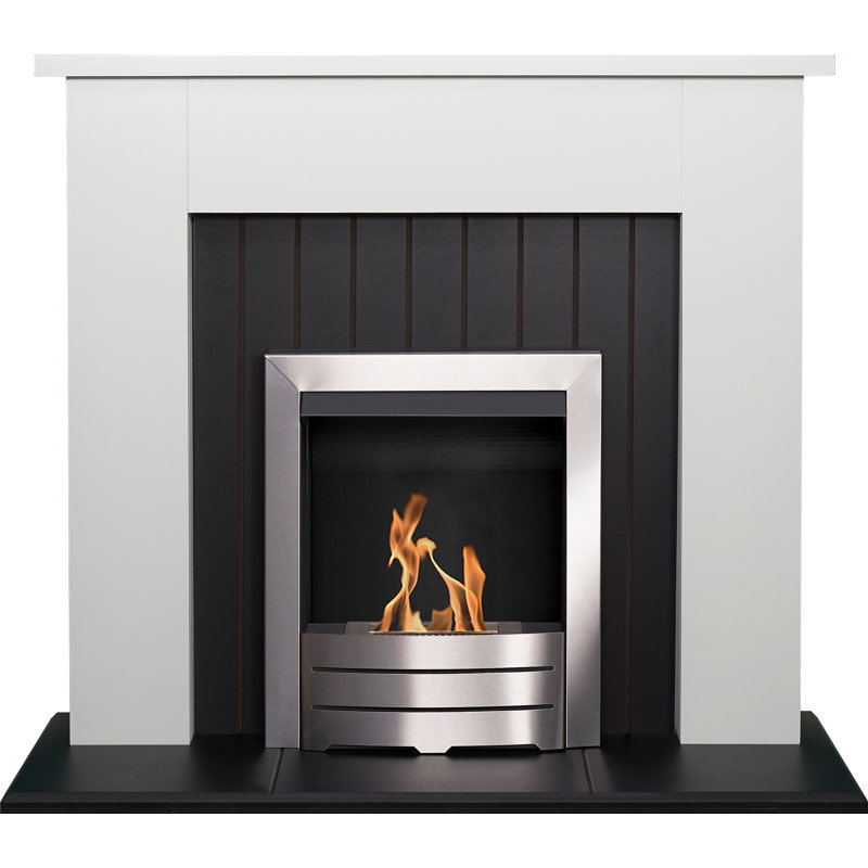 Adam 121.5 cm W Bio-Ethanol Fireplace with 6000 BTU