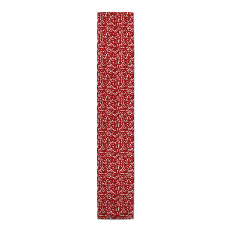 Chemin de table Danazia, P 16 po x L 72 po, Rouge