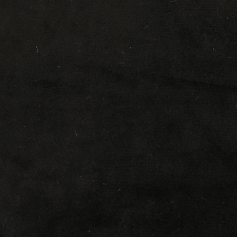 Solid Velvet | Velluto Fabric, Black