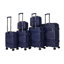 Ensemble de 6 valises, ensemble de valises rigides extensibles avec roues rotatives, convenant pour les bagages à main, unisexe, ensemble de bagages de voyage léger, verrouillage par mot de passe