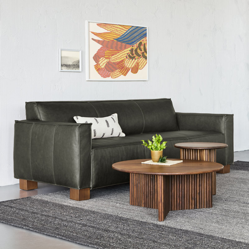 Cabot Sofa, Tucson Char Leather
