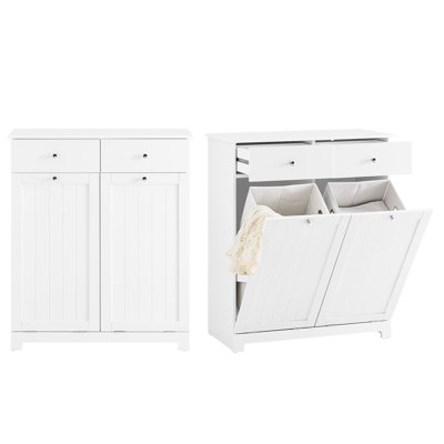 MDF Kitchen Trash Can