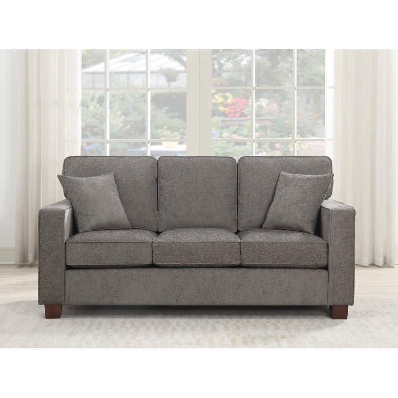 Kehlani Upholstered 71'' Sofa, Taupe