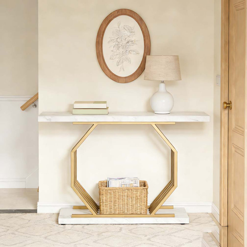 Console, canapé, table d'appoint, table de vestibule
