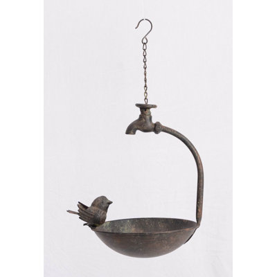 Rustic Faucet Hanging Bird Feeder