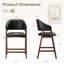 Tabouret de bar rembourré en bois massif-339600679-339600678