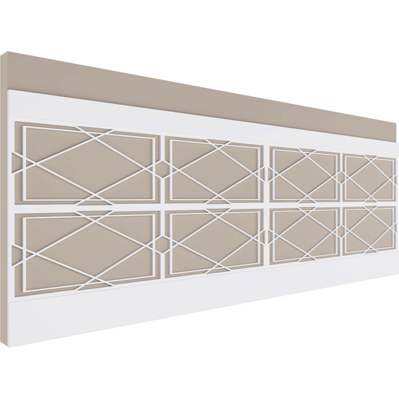 Panneaux muraux blancs 94,5 "(paquet de 4), L 32 po