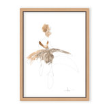 'Study Of Dress No.4' Framed Print Wall Art