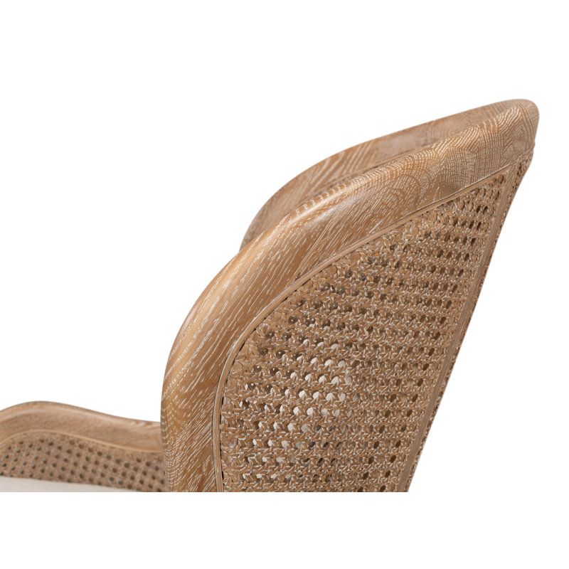Randolph Linen Wingback Chair