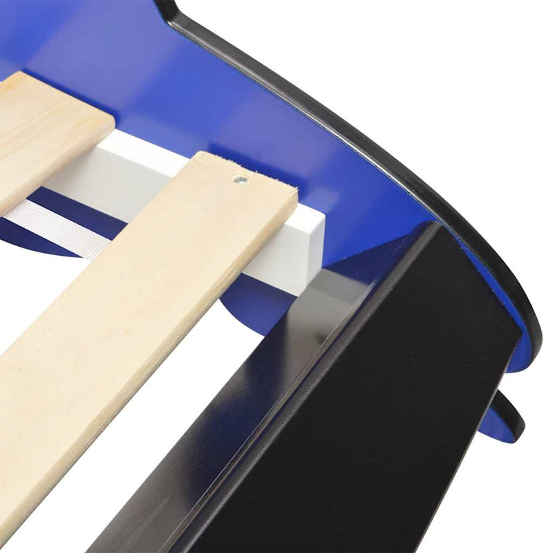 Chris Children's Race Car Bed 90x200 cm, Blue