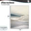 Estampe numérique paysage montagneux vanille, design par Gemma Bardot-383142667-383142669