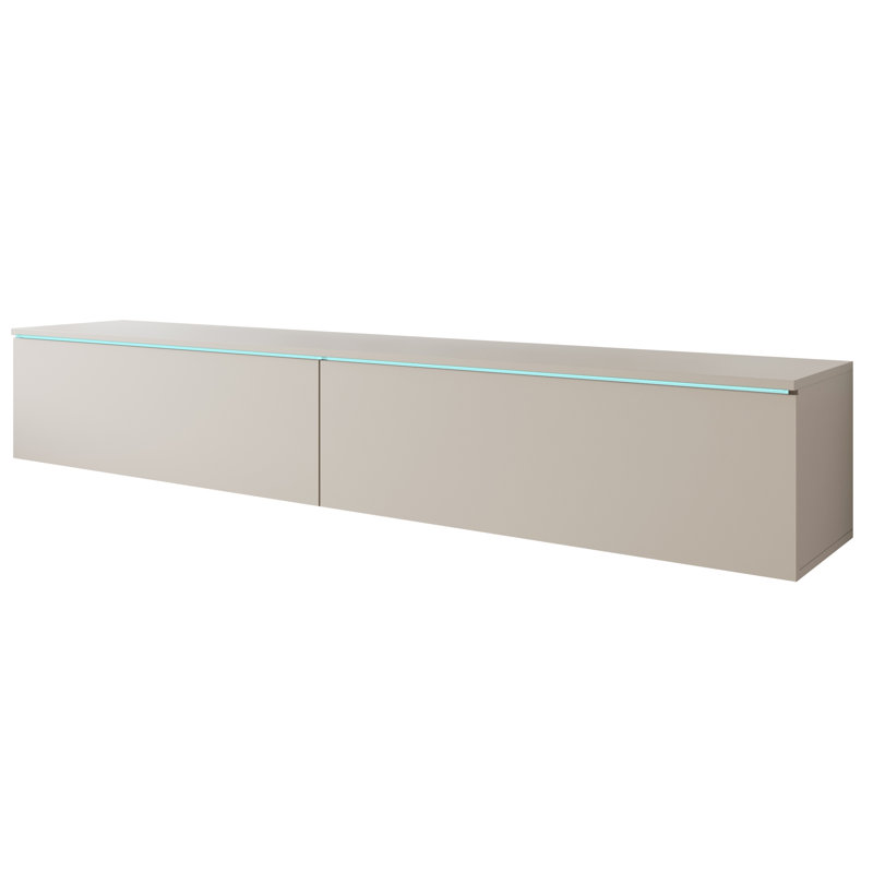 Suleekha Tv Cabinet 180 Cm, With Led Lighting, Beige