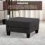 Repose-pieds carré avec rangement 31 po-619357675
