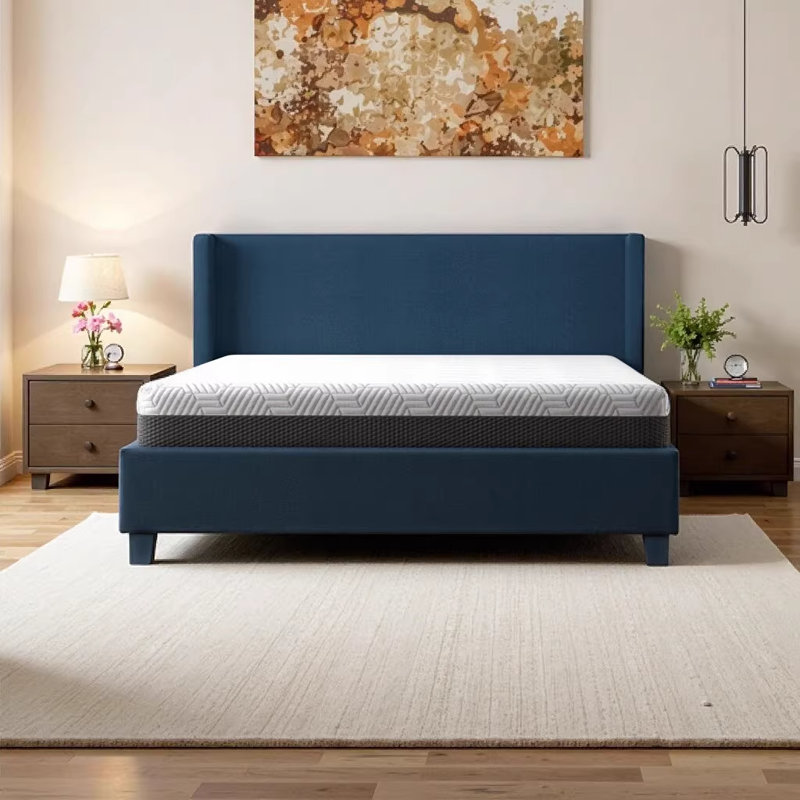 Omne Fria 8 Inch Full Firm Gel Memory Foam Mattress with Cooling PCM Cover - CertiPUR-US Certified, Full / Double