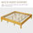 Multi-sized Wooden Platform Bed Frame with Sturdy Slat Support-1063669418-1063669415