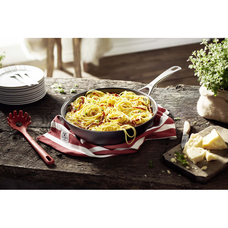 Rosso Pasta Spoon Silicone, Red