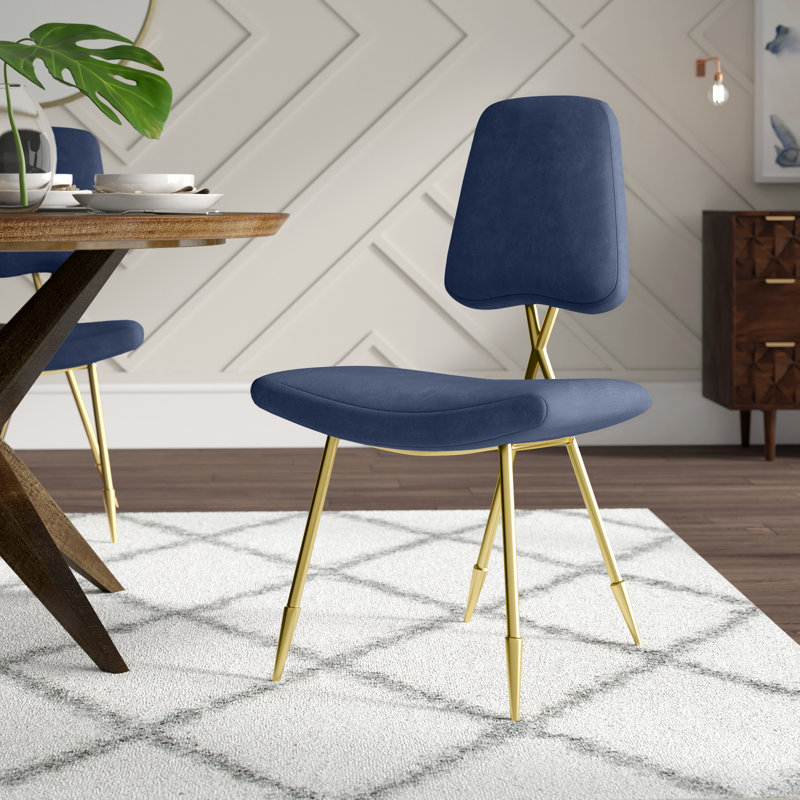 Ponder Dining Side Chair Set of 4, Navy