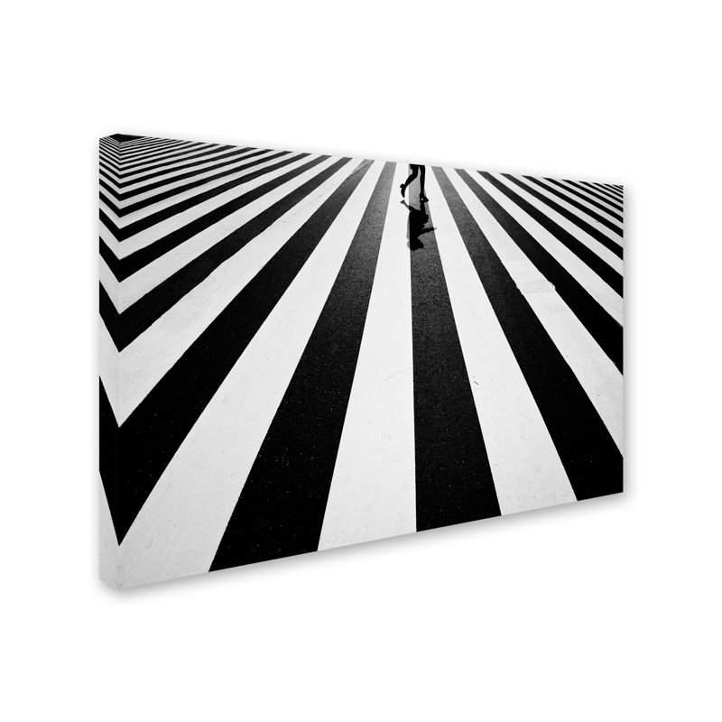 «Black and White», impression sur toile tendue, H 22 po x l 32 po