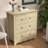 31.49" Wave Design 3-Drawer Nightstand