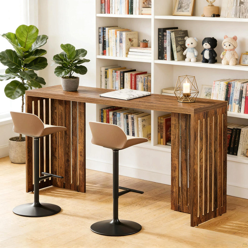 Rustic Kitchen Table,Wood Coffee Table,Rectangular Dining Table