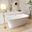 Baignoire de trempage autoportante 66,93 po