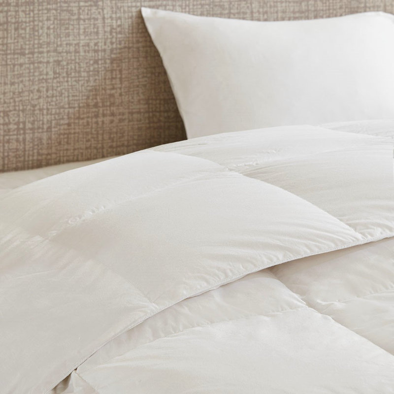 Eldon Oversized White Cotton Down Full Comforter