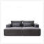 Chaise longue modulaire surdimensionnée de 87 pouces, aucun assemblage requis, causeuse en peluche avec canapé-lit inclinable, fauteuil-lit moderne moelleux pour la vie intérieure