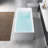 59'' x 29.5'' Freestanding Rectangular Acrylic Soaking Bathtub with Built-In Storage-60822957