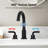 Widespread Faucet 2-handle Bathroom Faucet with Drain Assembly-100704683