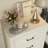 5-Drawer Tall Dresser With Wood Grain Texture-673363303