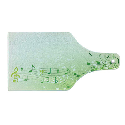 East Urban Home Glass Music Cutting Board
