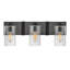 Sawyer 3 - Light Dimmable Aged Zinc Vanity Light