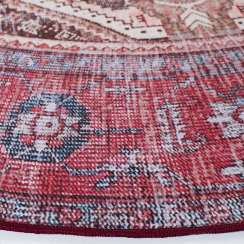 Tucson Performance Machine Washable Oriental Rug, Round 6'