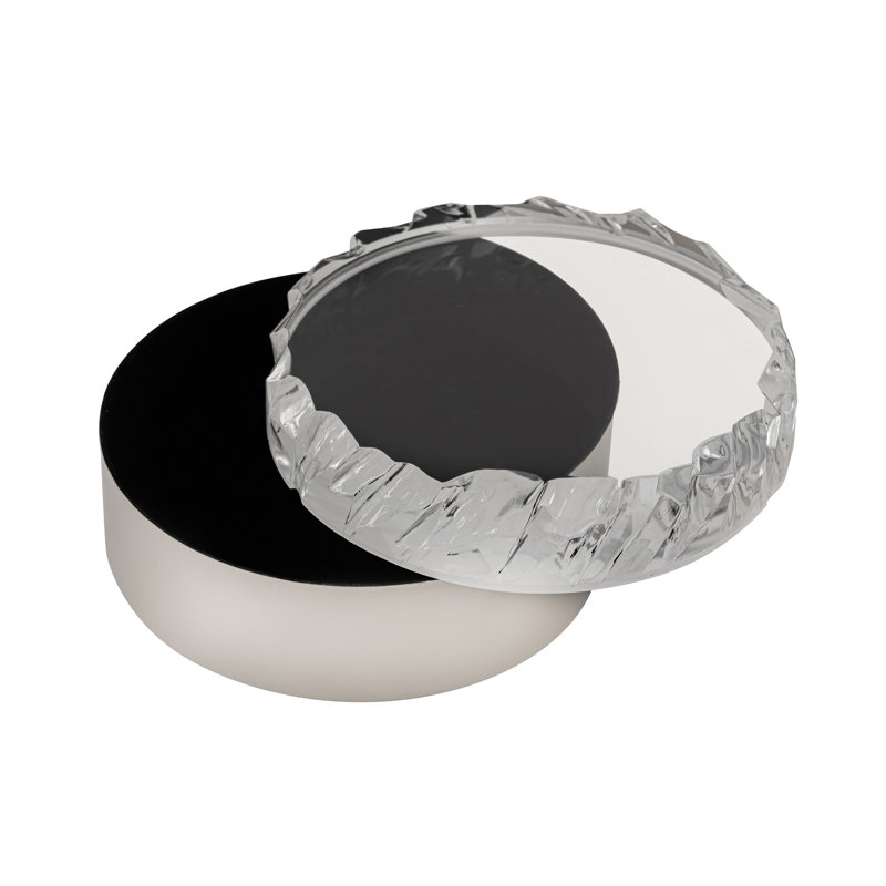Boîte Caroline - Nickel rond poli