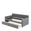 Lit de jour simple tapissier avec tiroirs-1790244337