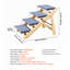 4 escaliers pour chien pour les grands animaux de compagnie, structure en bois, capacité de 150 lb, pliable, lits de traction antidérapants pour animaux de compagnie, conception, charge, facile à ranger dans de petits espaces