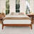12 Inch Queen Size Solid Dry Bamboo Wood Platform Bed Frame With Sturdy Wood Slat Support And Under-Bed Storage Space-1959370178