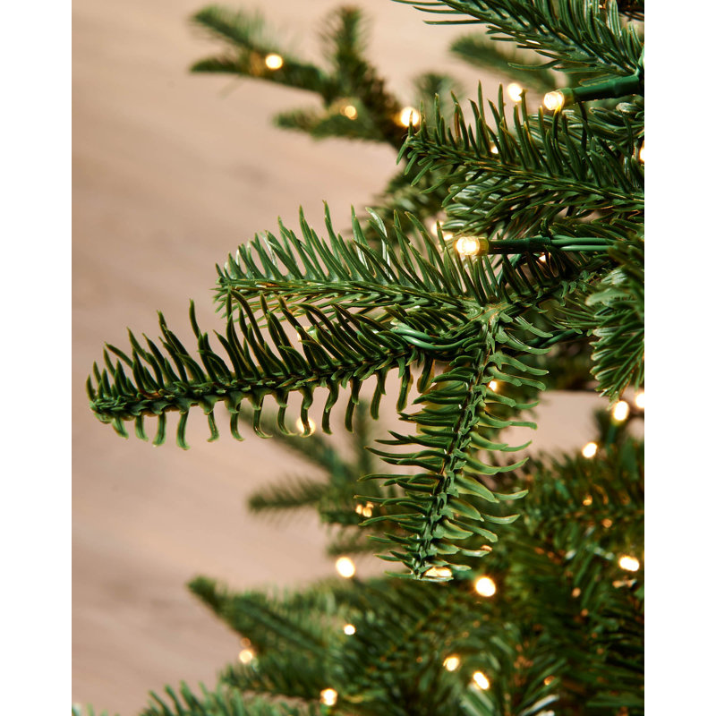 Lighted Artificial Christmas Tree, 7.5' H